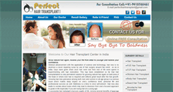 Desktop Screenshot of perfecthairtransplant.com